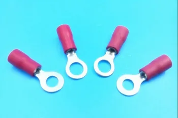 

RV1.25-3.2 4 5 6 8 10 12MM O type circular pre-insulating terminals / cold-pressed wiring terminal