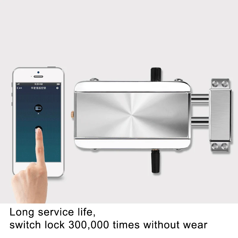 

Wireless Remote Control Door Lock Anti-theft Lock Automatically Intelligence Household HSJ-19