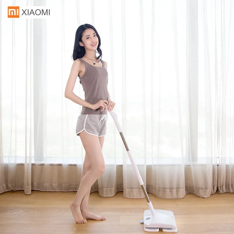 

Xiaomi SWDK-D260 Wireless Electric Mop Vacuum Cleaner Vibration Scrubber Wiper Washers Wet Mopping Robot with LED Light