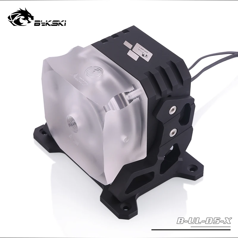 Bykski черный красный компьютер водяное охлаждение D5 насос 1100L/ч 4PIN Molex разъем 12v