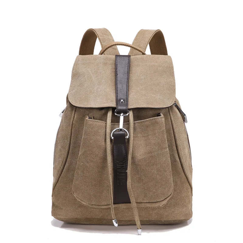 2017 Fashion Canvas Female Shoulders Bag New Woman Canvas font b Backpacks b font unisex Travel