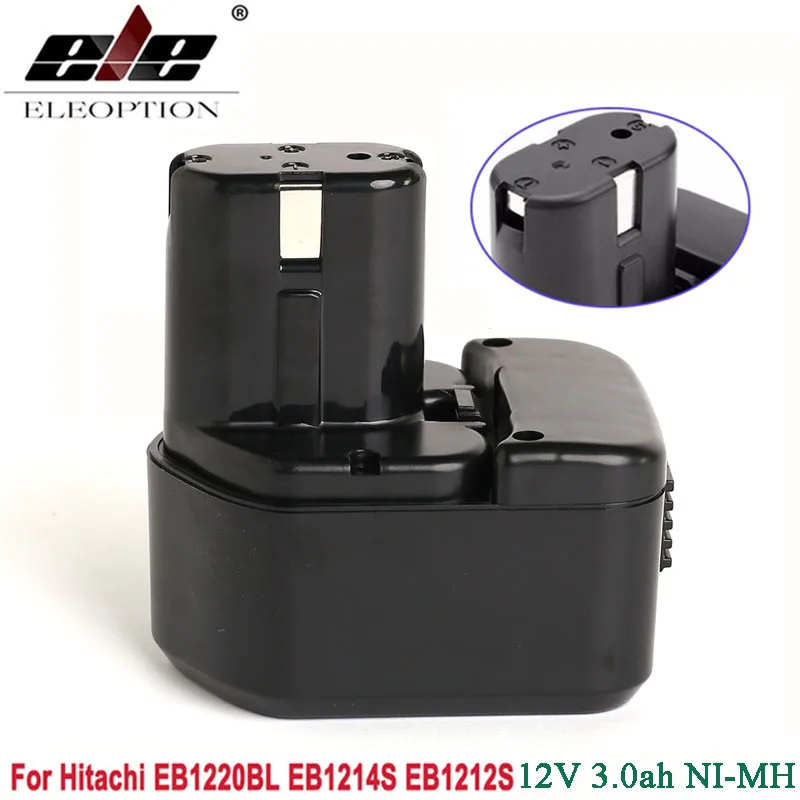 Аккумулятор для электроинструмента Hitachi 3000 мАч 12 В 3 0 Ач EB1214S EB1212S DS 12DVF3 EB1220HL EB1220HS