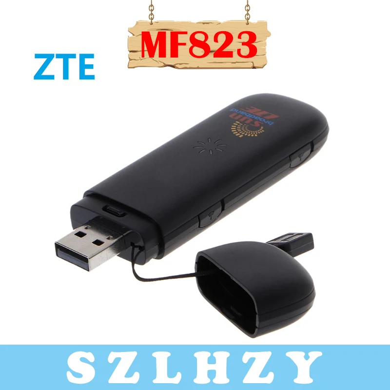 

Unlocked ZTE MF823 4G 100Mbps LTE USB Stick Modem FDD 800/900/1800/2600Mhz 42M 4G Dongle 4G car wifi with Micro SD Card Slot