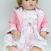 Около 70 см, силиконовые куклы для новорожденных, для сна, для новорожденных девочек, модный Рождественский подарок, brinquedos Для детей