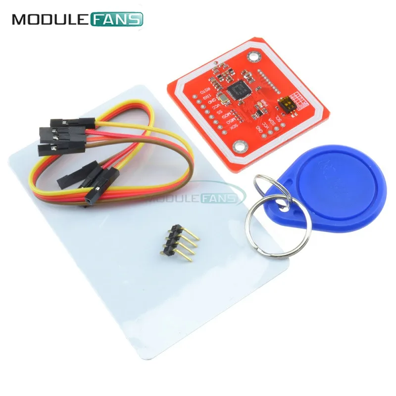 

PN532 NFC RFID Wireless Module For Arudino V3 NFC Kits Reader Writer Mode IC S50 Card PCB Attenna I2C IIC SPI UART