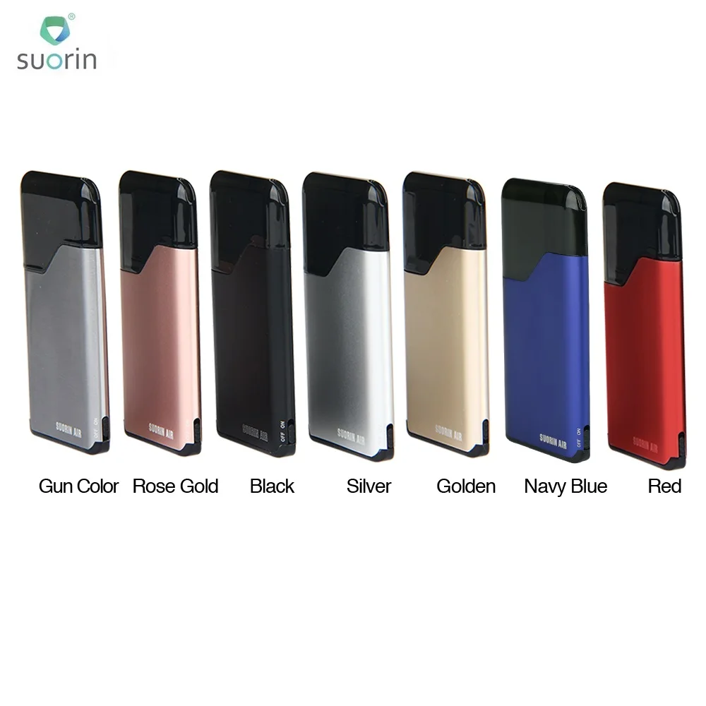 Оригинальный Suorin Air Starter Kit со встроенным аккумулятором 400 мАч и 2 мл емкость картриджа особенности индикатор и заправка Vape