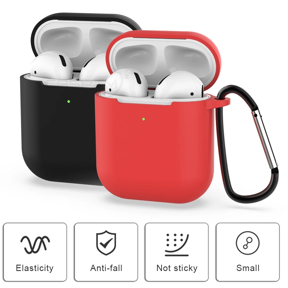 Высококачественный защитный чехол для Airpods 2 Чехол для зарядки противоударный чехол для Apple AirPods 2 ТПУ силиконовый чехол для наушников