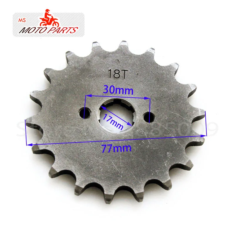 10T-19Tooth 17 мм ID передняя Звездочка двигателя с опорная плита шкафчик для 50 70 90 110cc 420 Мотоцикл Байк ATVQuad