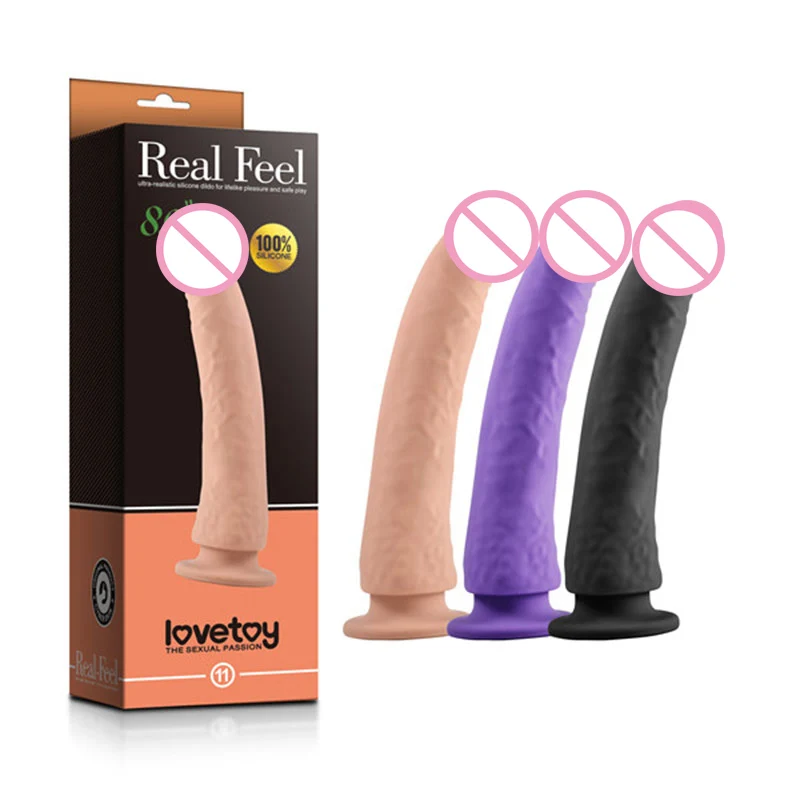 Lovetoy 8 &quotреальные ощущения Силиконовый водонепроницаемый секс пенис ультра
