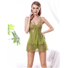 Женская ночная рубашка, сексуальное кружевное Прозрачное платье для сна, домашний халат, сексуальный Пижамный пояс, стринги, одежда для сна размера плюс, Порно