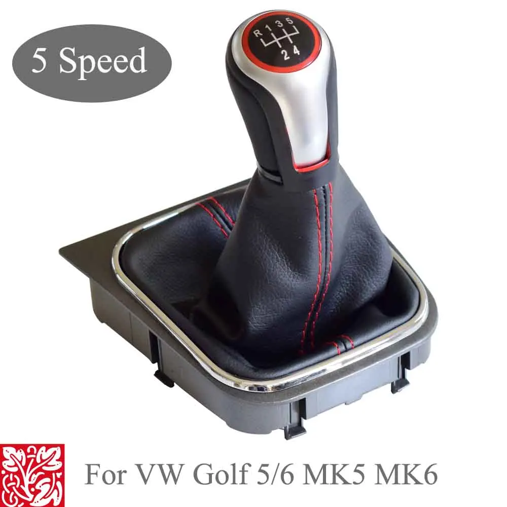 Для VW Volkswagen Golf 5/6 MK5/6 Scirocco(2009) octavia 5 6 Скорость Шестерни рычаг переключения передач Stick ручка-паяльник мяч загрузки рычаг коробки передач