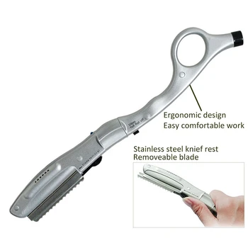 

Electric Hair Razor Ultrasonic Hot Vibrating Heating Razor For Haircut Human Hair Beauty Hair Extension Tool