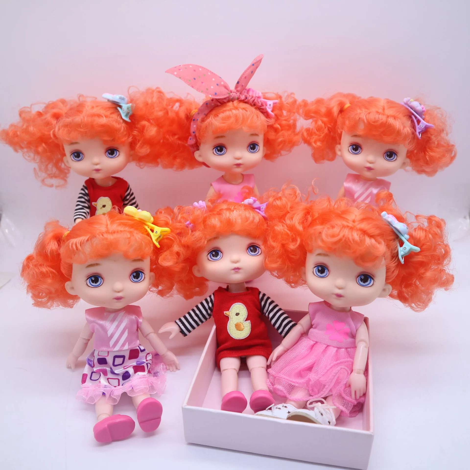 16 см куклы как HOLA куклы, Мини-куклы, оранжевые волосы