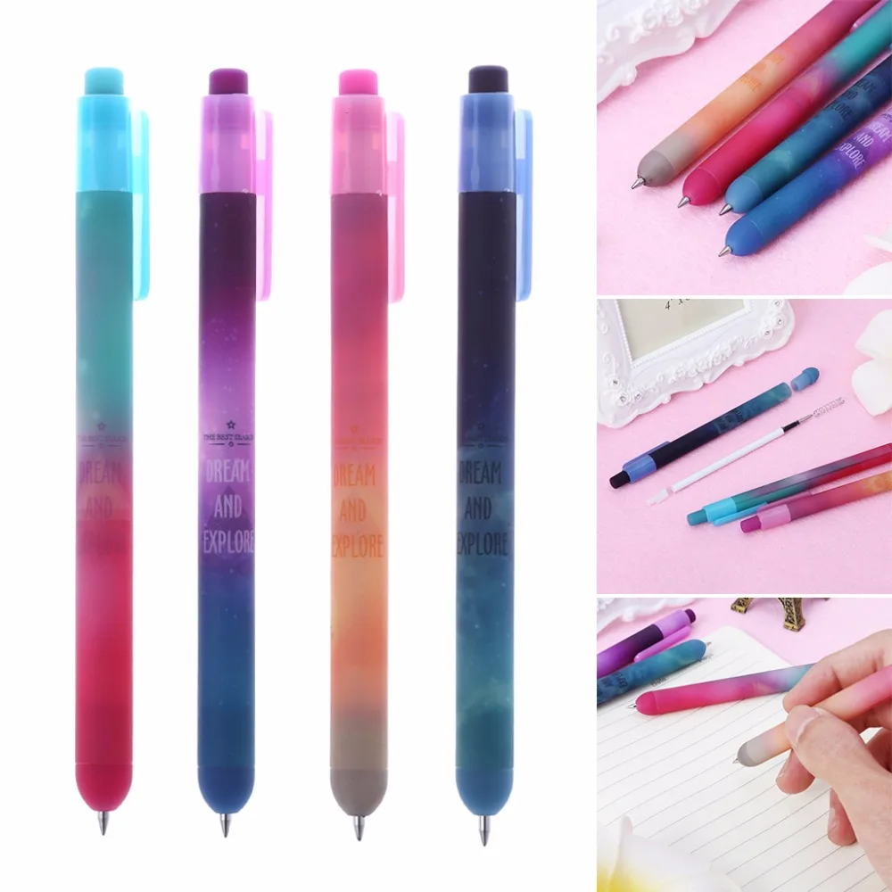 2018 1Pc Beautiful Sky Starry Gel Pen Students Office Writing Stationery Watercolor Pens School Supplies 0.5mm Ink Gift | Канцтовары для