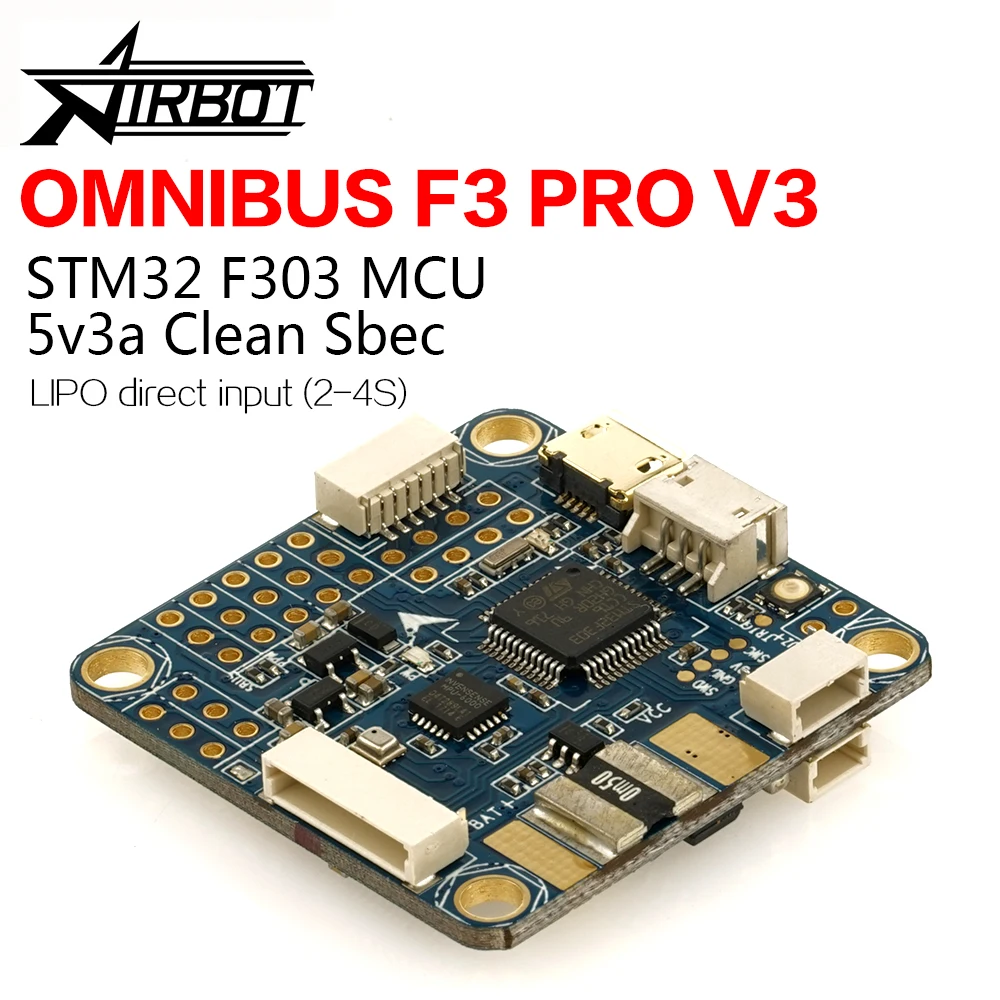 

OMNIBUS F3 pro V3 control Airbot Authentic drone with Quadcopter rc plane support OSD Sbec controlador helicopter for FPV