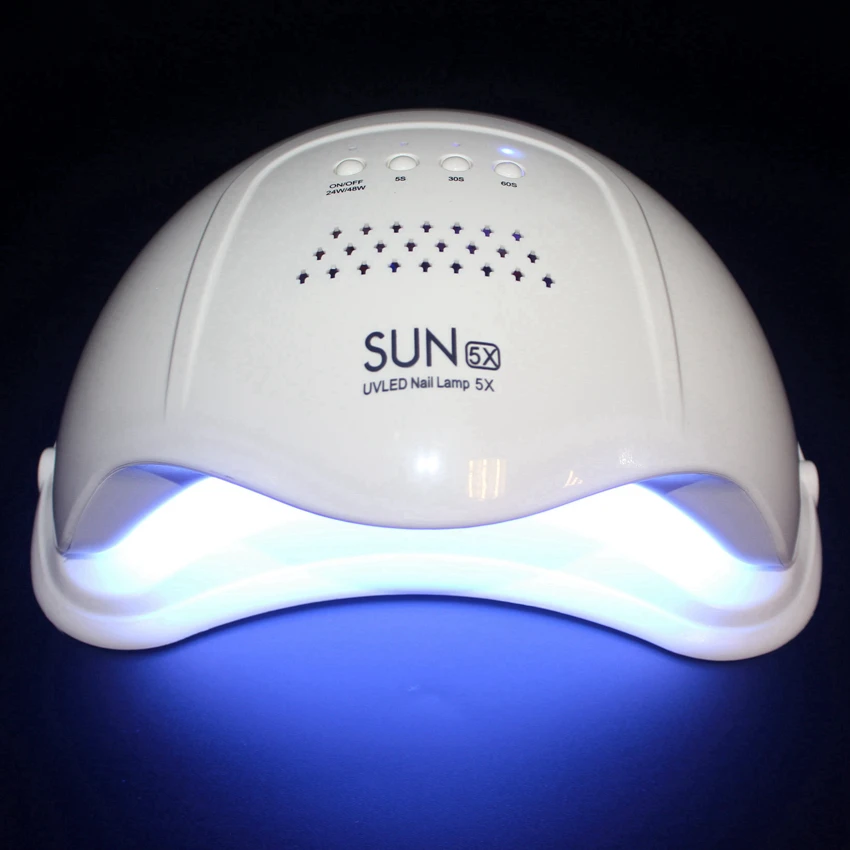 

UV Light LED Lamp Double light Auto Sensor Nail Dryer 48W LED Nail Lamp Curing UV Gel Nail Polish LCD Timer with Bottom