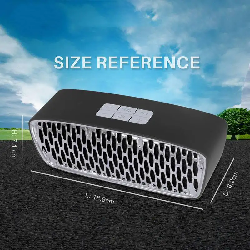 NR- HIFI Качество звука автомобиля Wriless Bluetooth 5,0 колонки Поддержка FM радио TF карты 3,5 мм AUX 3D объемный стерео