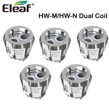 

5pcs/Lot Eleaf iStick Nowos Coil HW-N Dual Coil 0.25ohm HW-M Dual Coil 0.2ohm Replacement Head for Eleaf ELLO Duro Tank