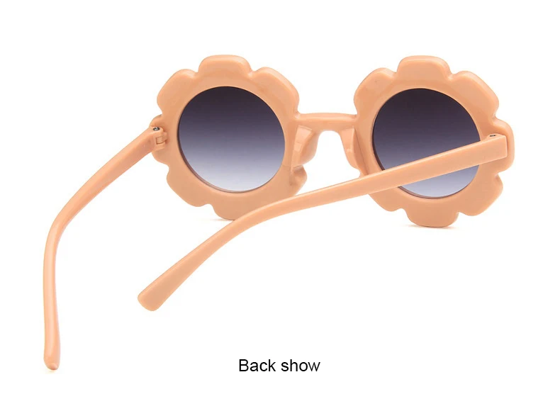 Винтажные очки детские солнцезащитные очки с круглым цветком Gafas детские спортивные солнцезащитные очки UV400 для девочек и мальчиков Oculos De Sol
