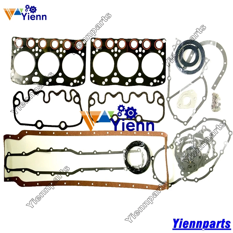 Toyotai 2D полный комплект прокладок 04111-77020 с прокладкой головки 11115-77014 для Toyota da110 da115 da118 грузовик 2D дизельным двигателем части
