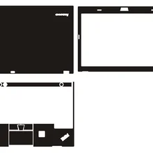 Ноутбук углеродного волокна виниловая кожа Наклейка Обложка протектор для lenovo Thinkpad X230 X230i 12,5-дюймов