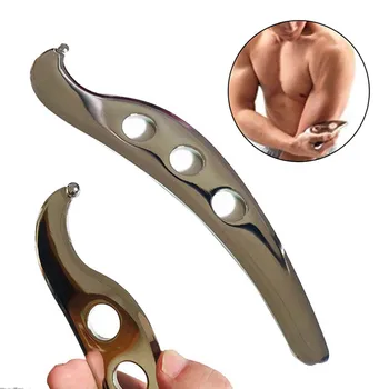 

Stainless Steel Scraping Board Plate Physical Therapy Tissue Muscle Massage Tool SDFA88
