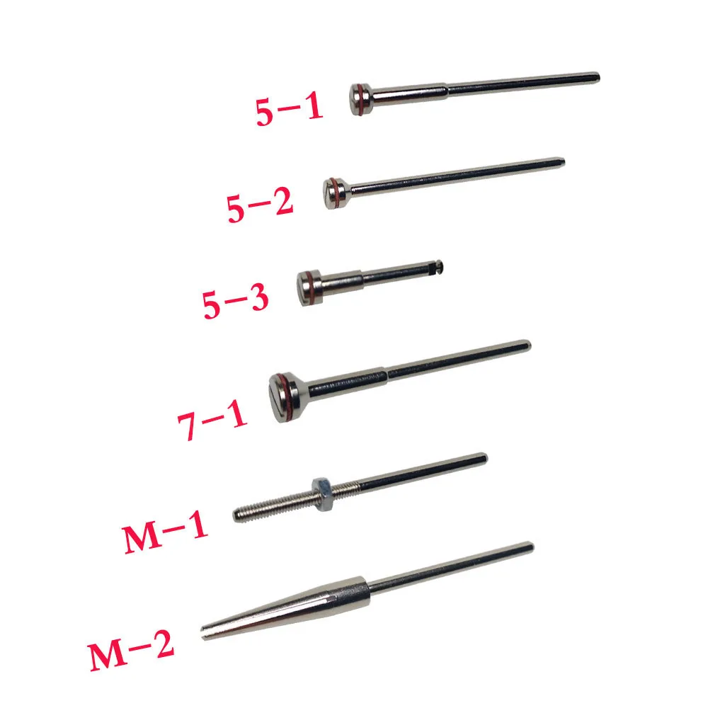 

6 pieces/kit Dental Diamond Disc Mandrel (6 Types Shank) for Cutting Polishing Ceramic/Metal