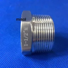 Алюминий адаптер установки 1."(dn40) Мужской ДНЯО 1"(DN25) NPT