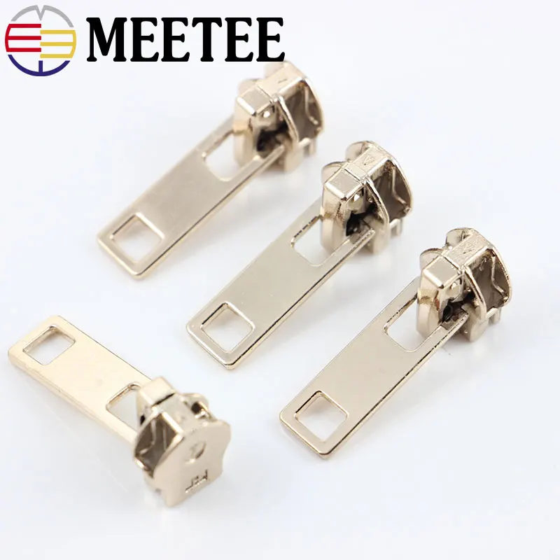 10Pcs 5# Zinc Alloy Metal Zipper Sliders for Metal Zippers Zipper Pull