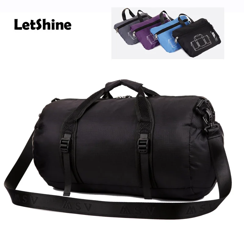 Men Women Fasion Waterproof Sport Bags Mulitifunctional Outdoor Men Women Fasion Waterproof Sport Bags Mulitifunctional Outdoor Travel Football Training Folding Gym Xb In From Sports Entertainment On