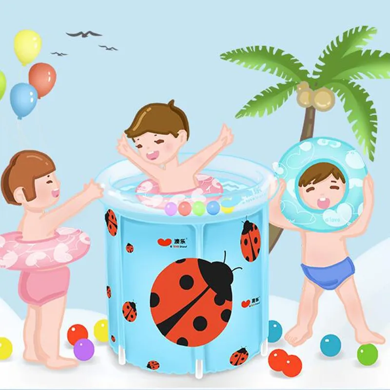 Младенцев Бассейны+ Ручная Насосы Piscine gonflable надувные psool дети играют Игрушечные лошадки Для ванной ванна Прямая