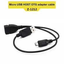 Etmakit Micro USB 2,0 хост OTG USB кабель Мужской Женский Micro Мужской адаптер для телефона планшет ПК внешний U диск ридер NK-Shopping