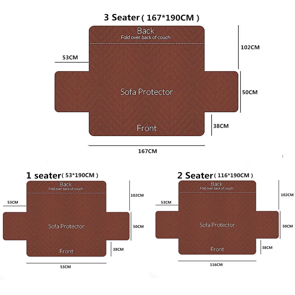 Водонепроницаемый для диванов диван Чехол для домашних животных малыш кресло Нескользящие мебель моющиеся протектор 1/2/3 местный