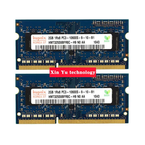 Пожизненная гарантия для hynix DDR3 2GB 1333MHz PC3-10600S оригинальная аутентичная память DDR 3 2G ноутбук оперативная память 204PIN SODIMM