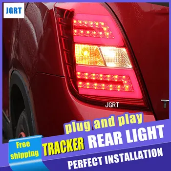 

Car Styling for Chevrolet Tracker Taillight assembly 2014 New Trax LED Tail Light GLK LED Rear Lamp DRL+Brake+Park+Signal 2pcs.
