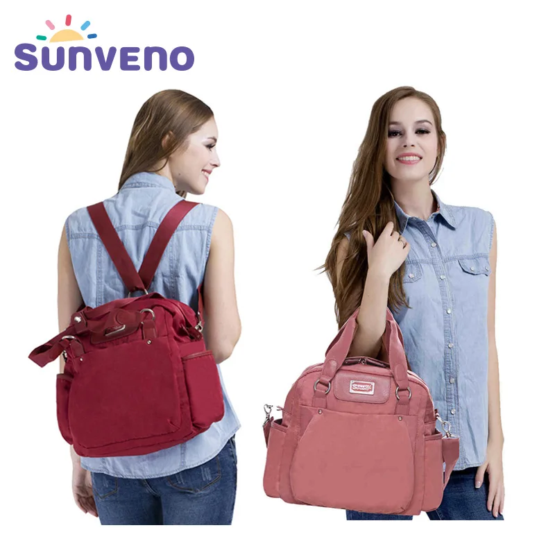 

SUNVENO High-Capacity Baby Nappy Diaper Bag Organizer Baby Bag Mum Maternity Nappy Bags Waterproof