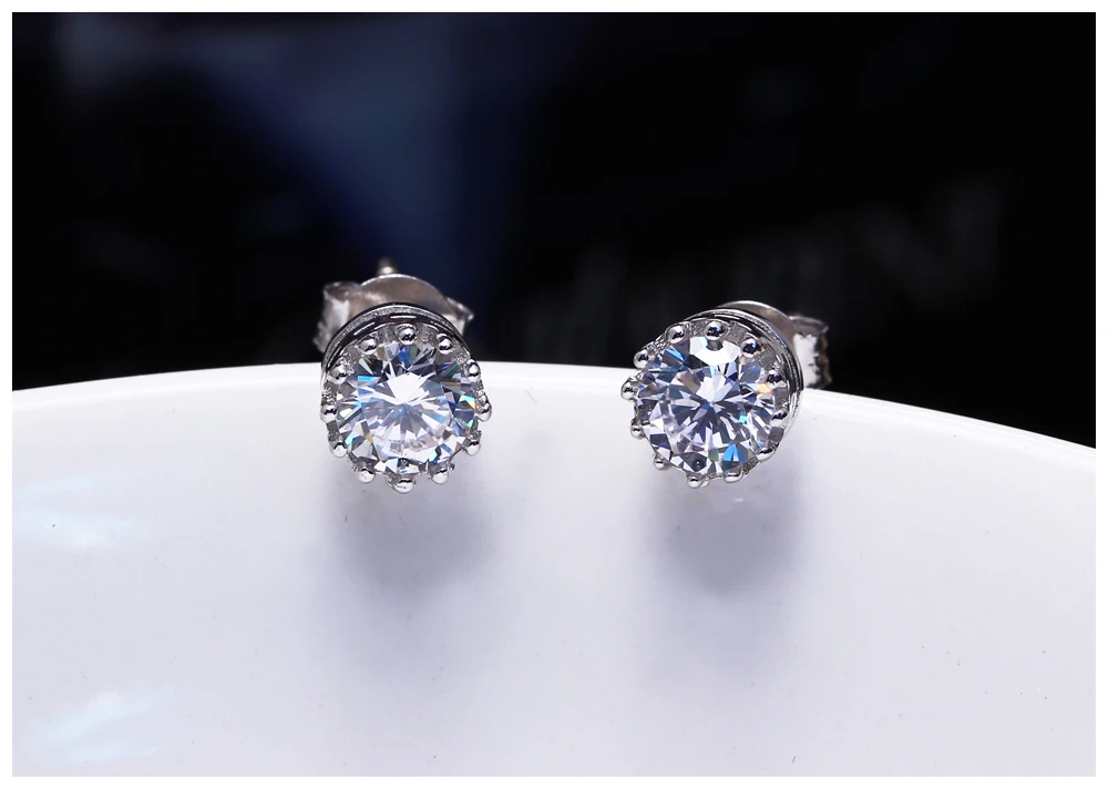 Big stone stud earrings (2)