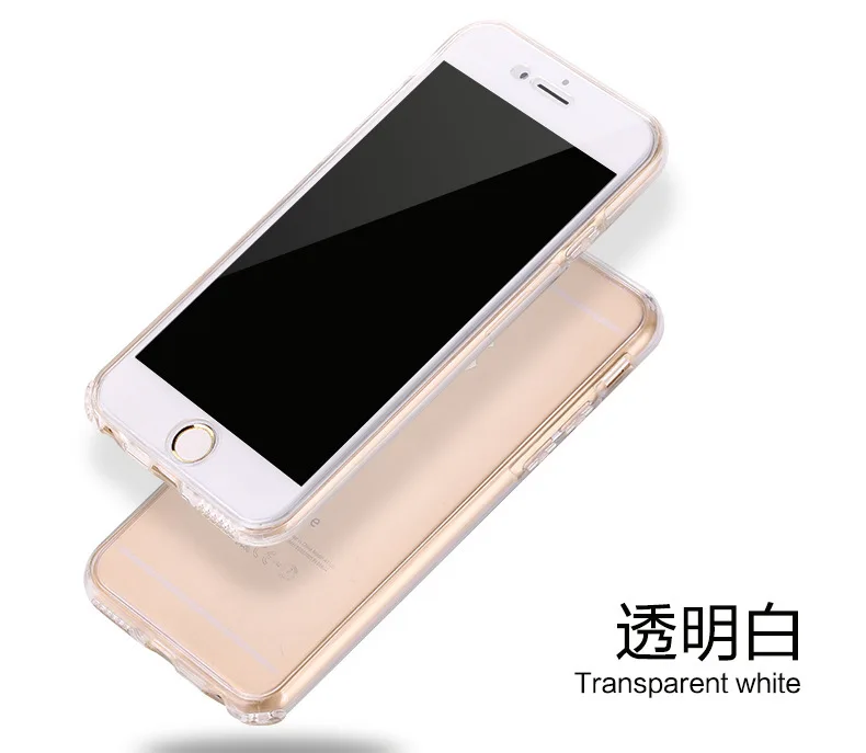 360 Degree Full Body Gradient Color Case For Apple iPhoneX XS XR XSMax 6 6Plus 7 7Plus 8 8Plus 5S SE Shock Proof Soft TPU Cover (18)