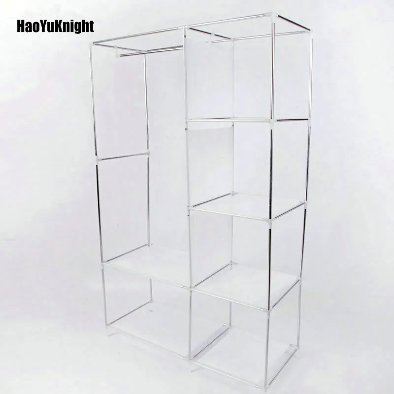 HaoYuKnight когда четверть гардероба DIY это нетканый складной портативный шкаф для