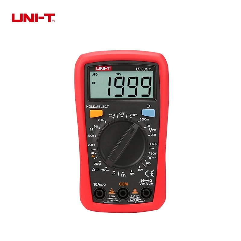 Семейный мультиметр пальмового размера UT33A +/UT33B +/UT33C +/UT33D +