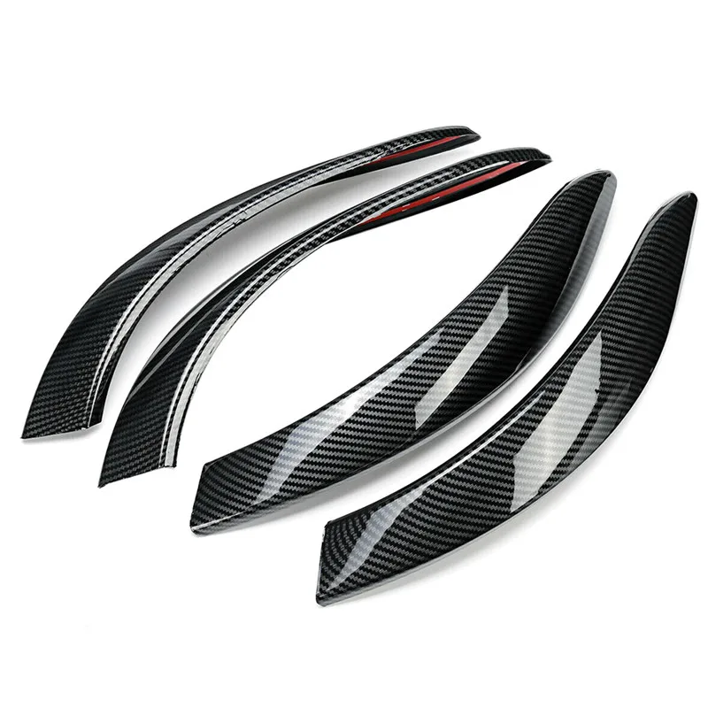 4 шт автомобиль внутренней ручки дверные панели тянуть накладка ABS углеродного волокна Стиль левый и правый для BMW 3 серии F30 F34 2013