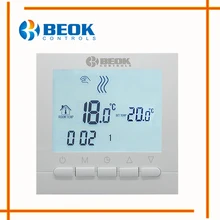 BOT-313W проводной Еженедельный программируемый цифровой настенный термостат для комнаты газовый котел термостат Температура управления