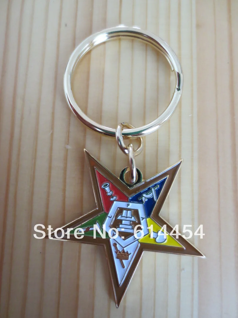 

Masonic Key Chain K04 Mason Freemason Order of the Eastern Star