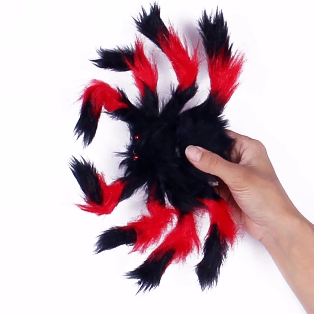 JX-LCLYL New Colorful Spider Halloween Decoration Haunted House Prop Indoor Outdoor Wide