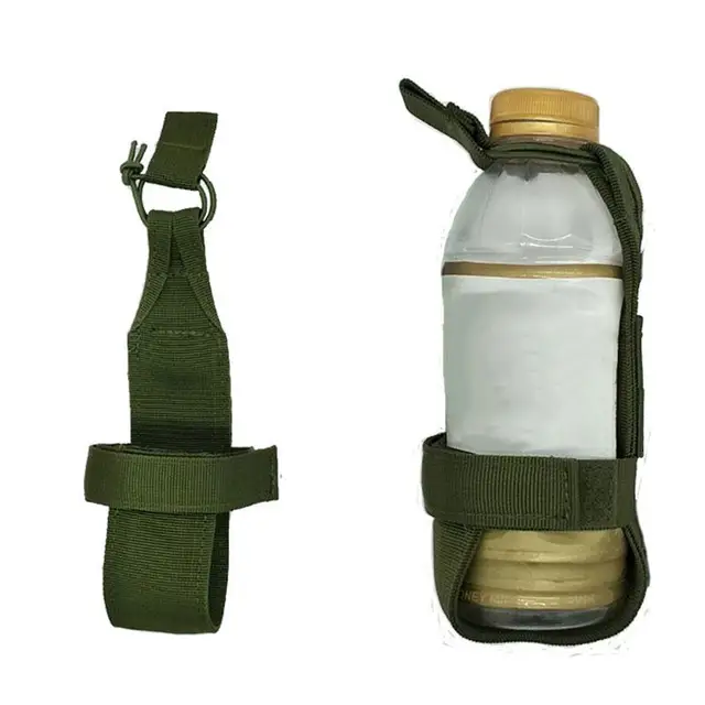 Molle System Nylon Water Bottle Tactical Hiking Camping Molle Water Bottle Holder Belt Carrier