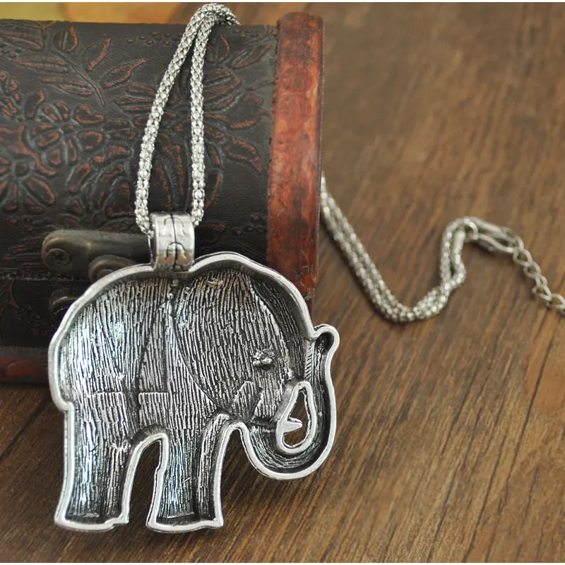 Yumfeel винтажные тибетские серебряные ожерелья из слона