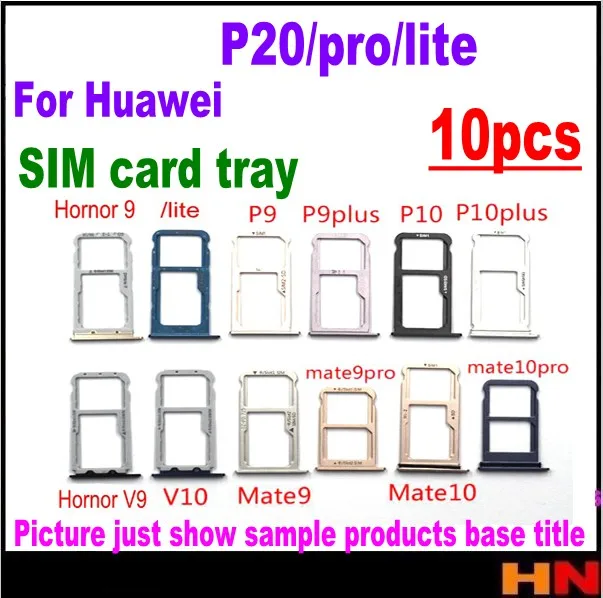 10pcs wholesale For Huawei P20 P20pro pro lite SIM Card Tray Micro SD