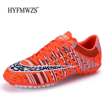 

HYFMWZS Superfly Football Boots Soccer Shoes Men Superfly Breathable Football Shoes For Indoor Kids Soccer Cleats TF Chuteira