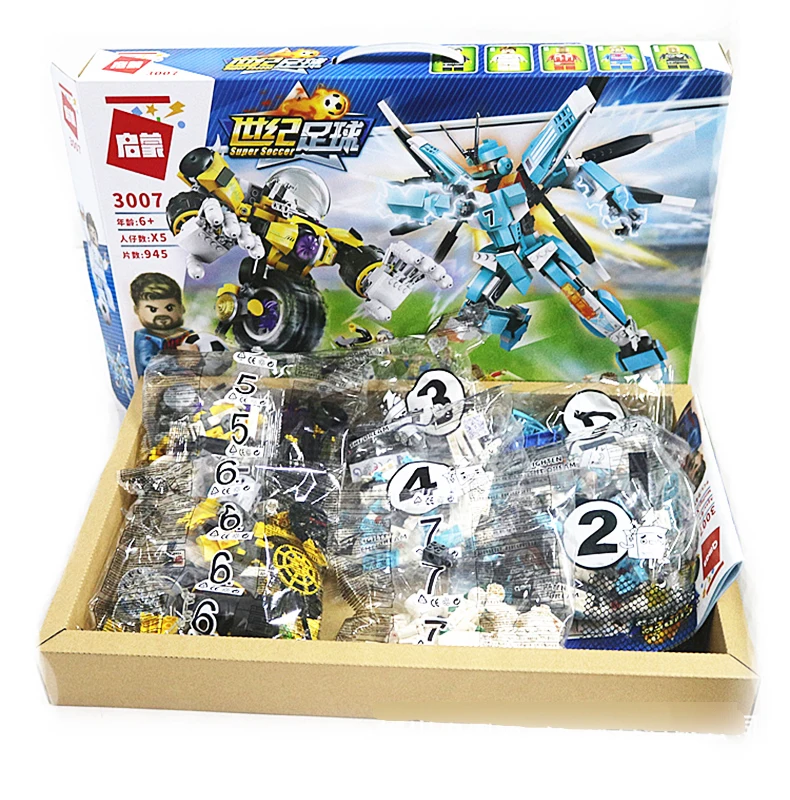 Brinquedos de Construção Jogos de Futebol Modelo de Robô Brinquedos de Blocos de Construção de Construcao para Birthady Original Iluminai Blocos Engraçado Presente 5 Brinquedos e hobbies