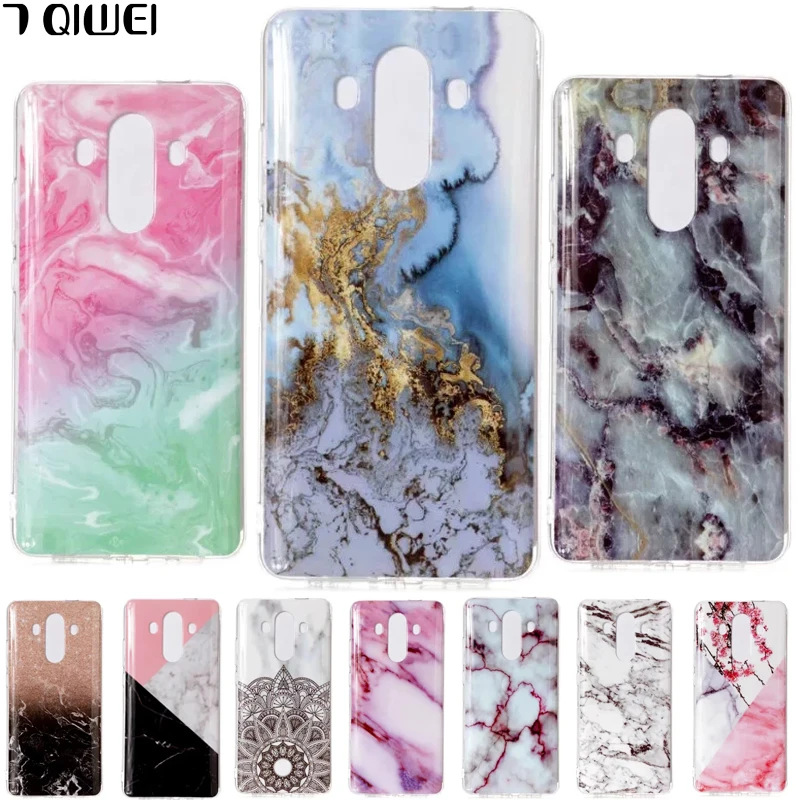 

For Funda Huawei Mate 10 Pro Case 6.0 Granite Marble Skin Soft TPU Back Case For Huawei Mate 10 Pro Cover Silicone Phone Cases